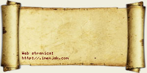 Anđelija Stojadinović vizit kartica